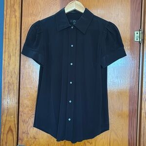 J. Crew silk short sleeve blouse XXS